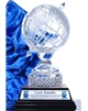 Trofej skleněný globus 290 mm (broušený)